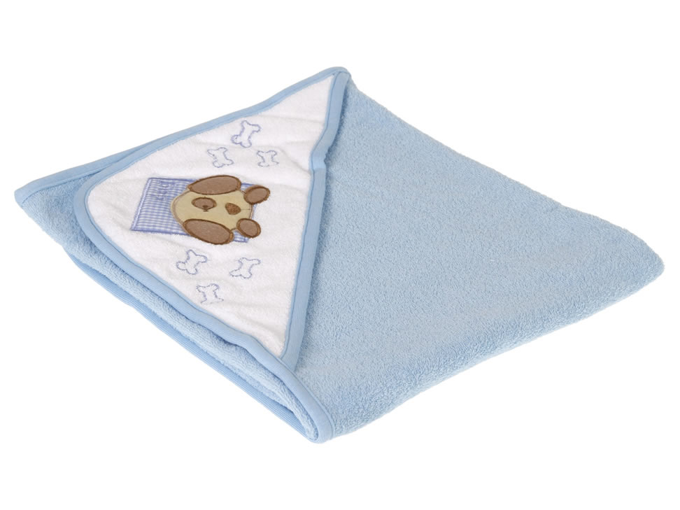 Toalla para Bebé Azul Cielo Perrito Toalla para Bebé Azul Cielo Perrito